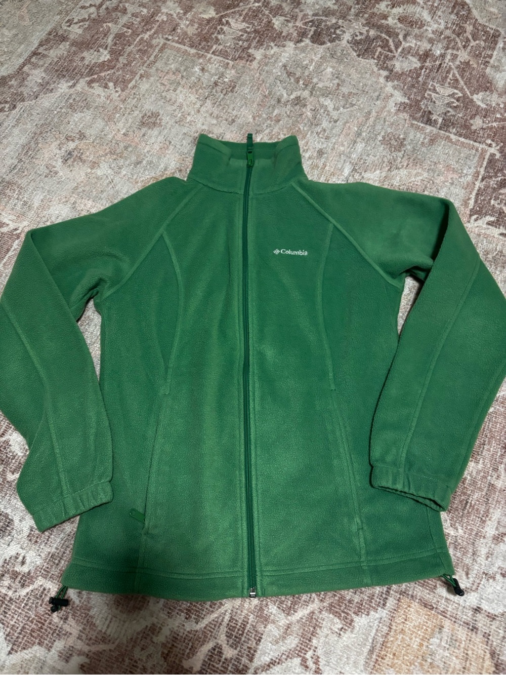 Columbia Women’s Green Full-Zip Fleece Jacket